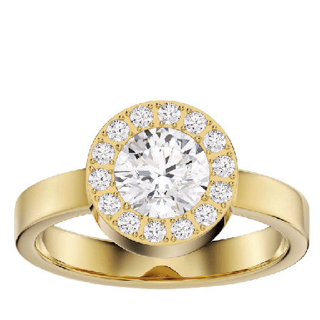 Edblad Thassos Ring Gold Smycken & klockor Dam Guld XS 16,0 mm