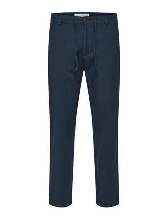 Slh172-Slimtape Brody Linen Bld Pnt Navy Selected