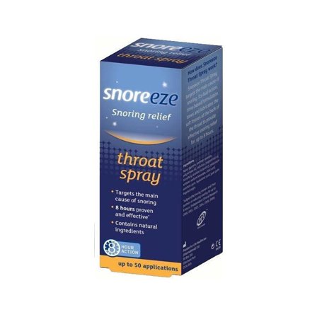 Snoreeze Throat Spray 23,5ml Sollievo Russamento Notturno