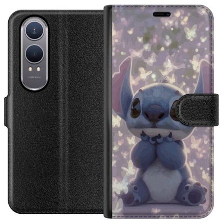 Kompatibelt Plånboksfodral till OnePlus OnePlus Nord CE4 Lite Stitch söt kawaii fjärilar ljus magisk Disney