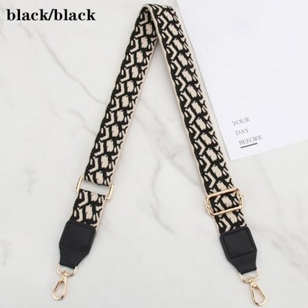 Handväska Straps Axelremsväska Straps SVART/SVART SVART/SVART