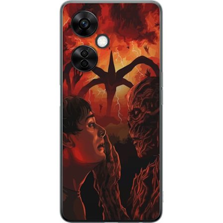 Yhteensopiva Puhelinkuori OnePlus Nord CE 3 Lite Satumaista moskeijaa pastelliväreillä, roikkuvilla lyhdyillä, tähdillä ja puolikuulla pilvien jo