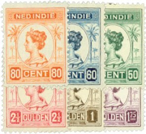 Holland 1913-1931 - NVPH 129-134 - Ubrugt