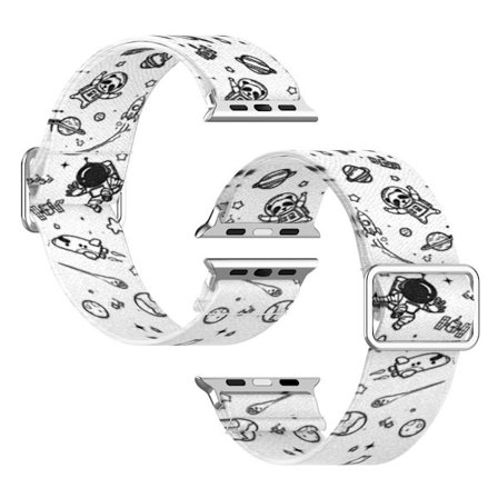 Apple Watch Series 6 / 5 40mm elastic nylon pattern watch band - Universe