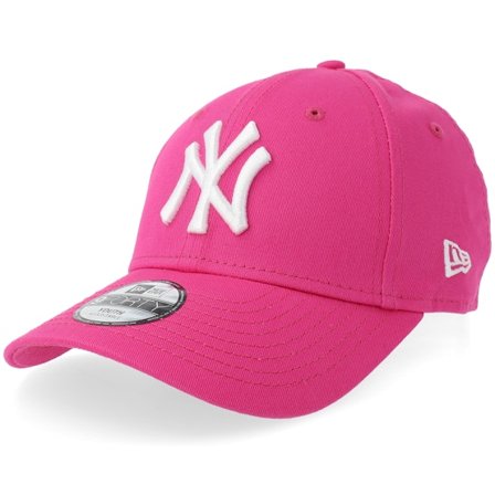 New Era - MLB Rosa adjustable Caps - Kids New York Yankees 9FORTY Basic Hot Pink Adjustable @ Hatstore