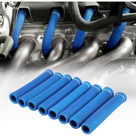 8 st tändstiftskabelskydd värmeavskärmningsskyddshylsa 2500 grader