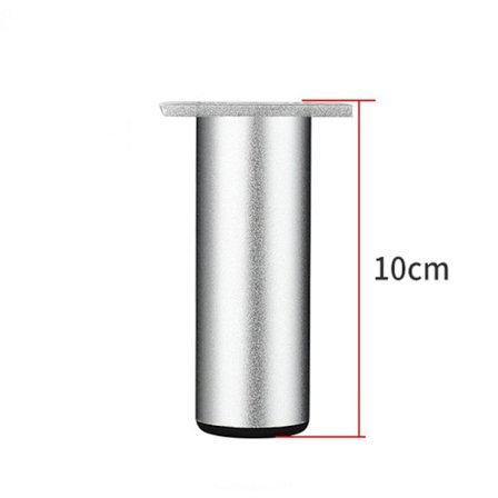 4kpl/ set Metallijalat Huonekalun jalat SILVER 10CM