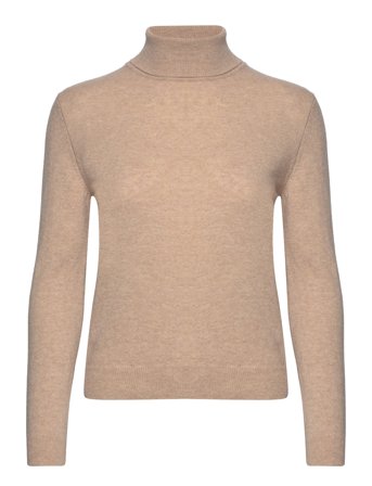 United Colors of Benetton Turtle Neck Sweater - Beige - L