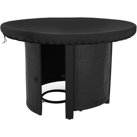 Tulipesän suojakansi, Tulipesän kansi, Grillaussuojakansi, Pyöreä suojakansi, Liesi- ja grillille, 100 cm, 420D, Musta