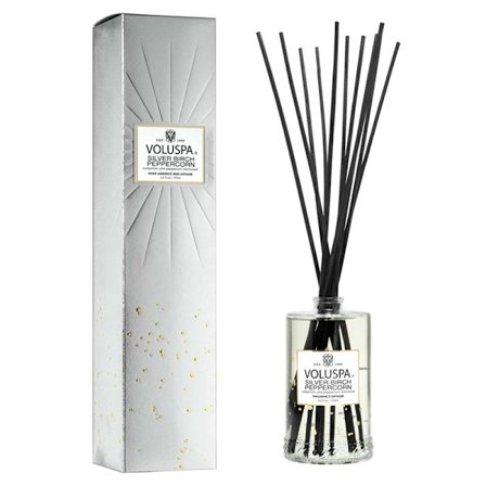 Voluspa Reed Diffuser Silver Birch Peppercorn 192ml