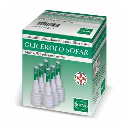 Glicerolo Sofar 6 Microclismi 6,75g