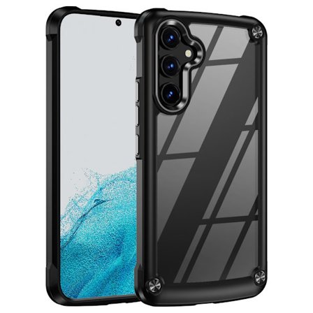 SKALO Samsung A54 5G Glossy Hybrid TPU Cover - Sort