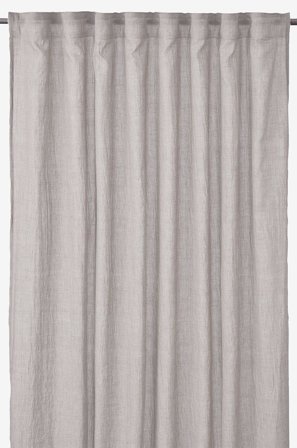 Svanefors - Gardin Sandy 2-pak - Beige - Gardinfag med rynkebånd - 135X280 - Fra Homeroom