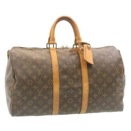 Louis Vuitton Vintage, Pre -owned Keepall 45 Bruin, Dames, Maat:ONE Size