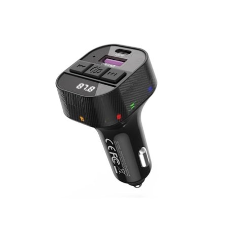 XO FM Transmitter Bluetooth / Car Charger USB-C/USB-A 30W - Black