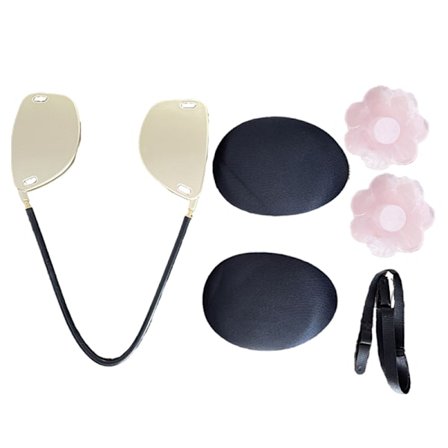 Deep Bra Kit Push-Up Frontless BH BraNipple Patch Underkläder