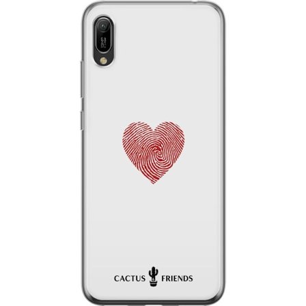 Yhteensopiva Puhelinkuori Huawei Huawei Y6 Pro (2019) Cactus and Friends - Fingerprint Love