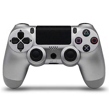 Langaton PS4-ohjain Bluetooth-peliohjain värinällä, ergonominen muotoilu PS4-konsolille - vaaleanpunainen