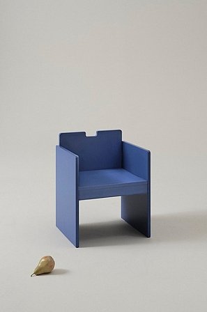 Jotex - Barnstol MDF Blå Iris THRONUS - Köp Barnstolar hos Jotex