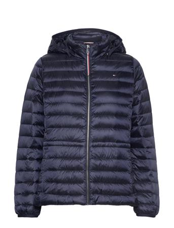 Feminine Lw Down Jacket Fôret Jakke Navy Tommy Hilfiger