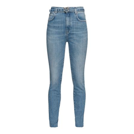 Pinko, Pinko Jeans Denim Blauw, Dames, Maat:W29,elastaan