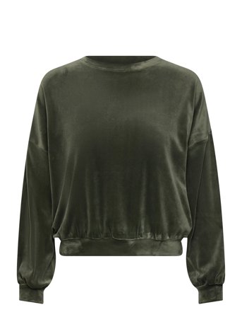 Hunkemöller | Top Ls Velours Crew | M