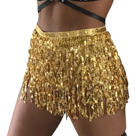 Vatsatanssi hapsutassu vyöketju neljä kerrosta boheemi lantiohuivi hame seksikäs vyöhuivi kirkkaus vyötärönauha