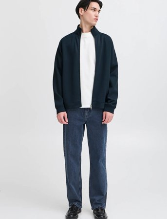 Casual Friday Cfsigurd 0096 Zipthrough Swea - Navy - L