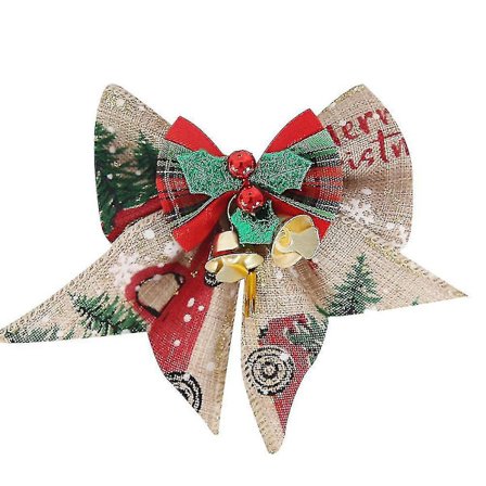 8 stk. Julebue Dekoration Gaveemballage