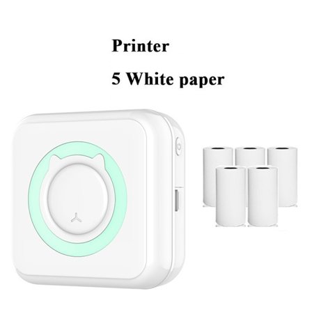 Mini-klistermærkemaskine, bærbar trådløs Bluetooth-printer