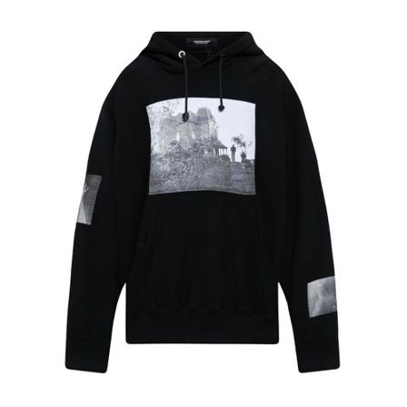 Undercover Hoodie with patch , Zwart , Heren , Maat: M