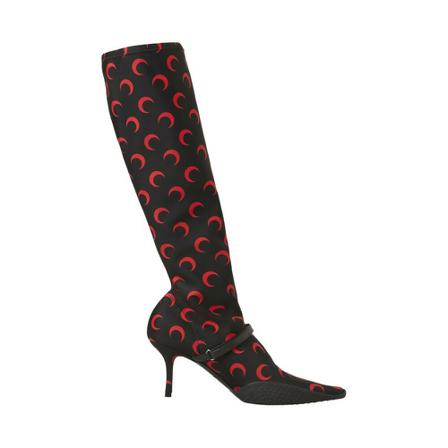 Marine Serre Laarzen , Zwart , Dames , Maat: 38 EU High heels