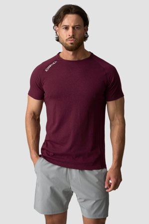Tri-Blend Clean Tee Dark Mahogany