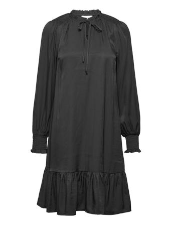 Fqlou-Dress Knälång Klänning Svart FREE/QUENT