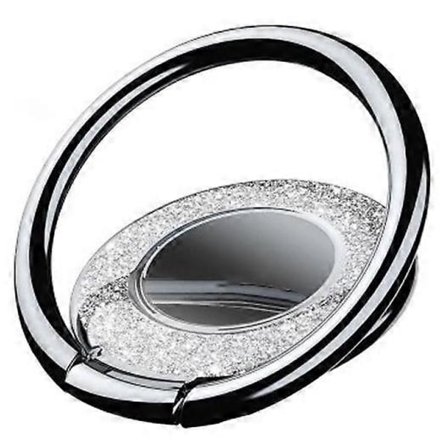 Musta puhelimen sormipidike, metallinen sormipidike vahvaan magneettiseen autotelineeseen, yhteensopiva älypuhelimien kanssa