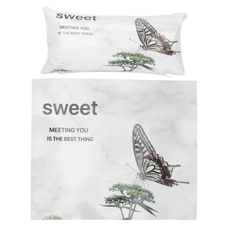 Salong Armstøtte Håndleddstøtte Pute Neglekunst Håndpute Manikyr Bordmatte Sett (Sommerfugler)