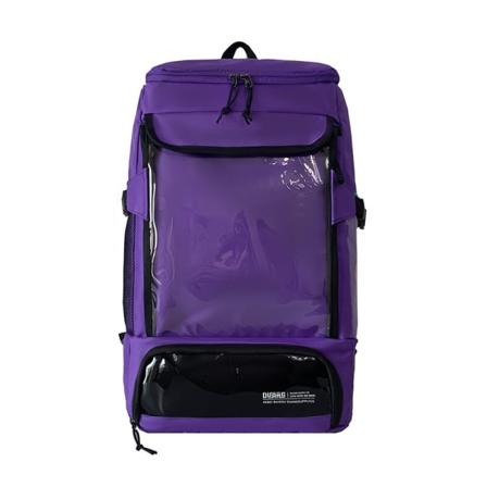 Rygsæk Koreansk Stil Trendy Cool Mænds Rejse Fritid Stor Kapacitet Personlig Student Skoletaske Purple