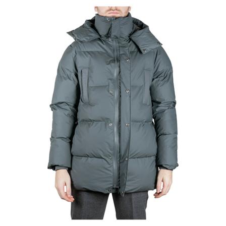 Rains, Down Jackets Grijs, Heren, Maat:S