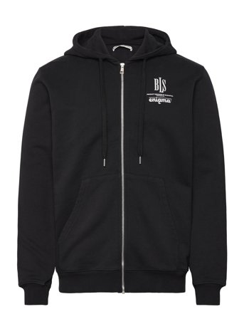BLS Hafnia Enigma Crossword Zip Hoodie - Black - L
