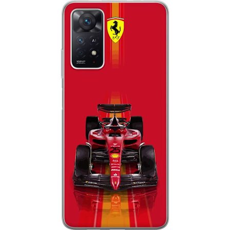 Yhteensopiva Puhelinkuori Xiaomi Xiaomi Redmi Note 11 Pro 5G Ferrari Formula 1 -auto ikonisessa punaisessa muotoilussa urheilullisella tarkkuudella