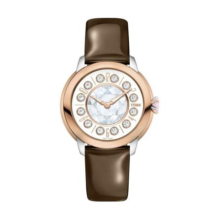 Fendi, Watches Brązowy, Kobieta, Rozmiar: ONE Size