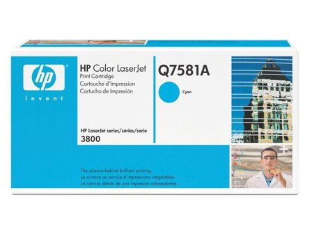 HP 503A - cyan - original - LaserJet - tonerpatron (Q7581A)
