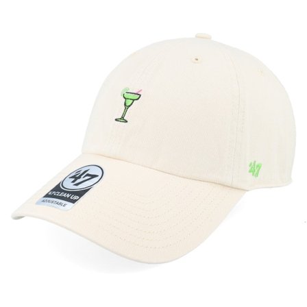 47 Brand - Beige unconstructed Czapka Z Daszkiem - Icon Base Runner Icon 47 Clean Up Natural Dad Cap @ Hatstore