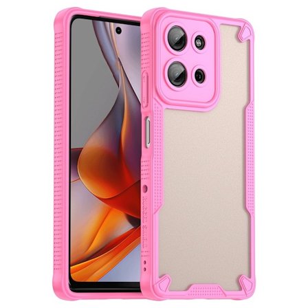 SKALO Motorola Moto G75 5G Armor Hybrid Frosted Cover - Pink