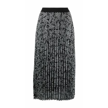 Karl Lagerfeld Printed Nederdel Sort, Dame