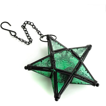 Stjerneformet Hængende Dekoration Dekorativ Lanterne Lysestager Marokkansk