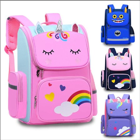 Söt student skolryggsäck Cartoon Unicorn Bagpack