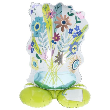 Stående Folieballon Blomsterbuket