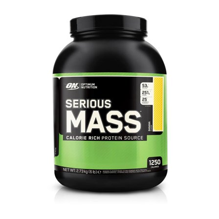 Gainer Optimum Nutrition Serious Mass - Banaanin makuinen proteiinijauhe