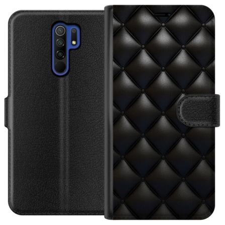 Xiaomi Redmi 9 Lommeboketui Lær Svart